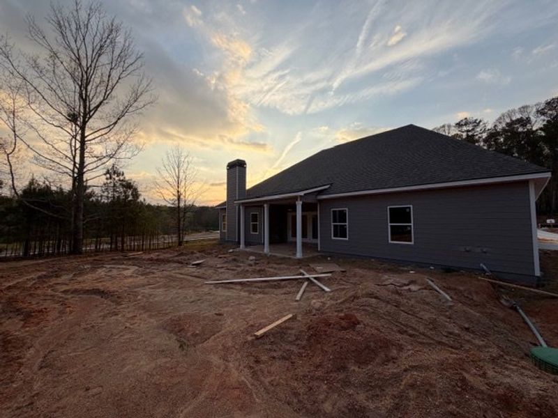 In-progress construction of a new home in Lakefield, Palmetto, GA (Image 19).
