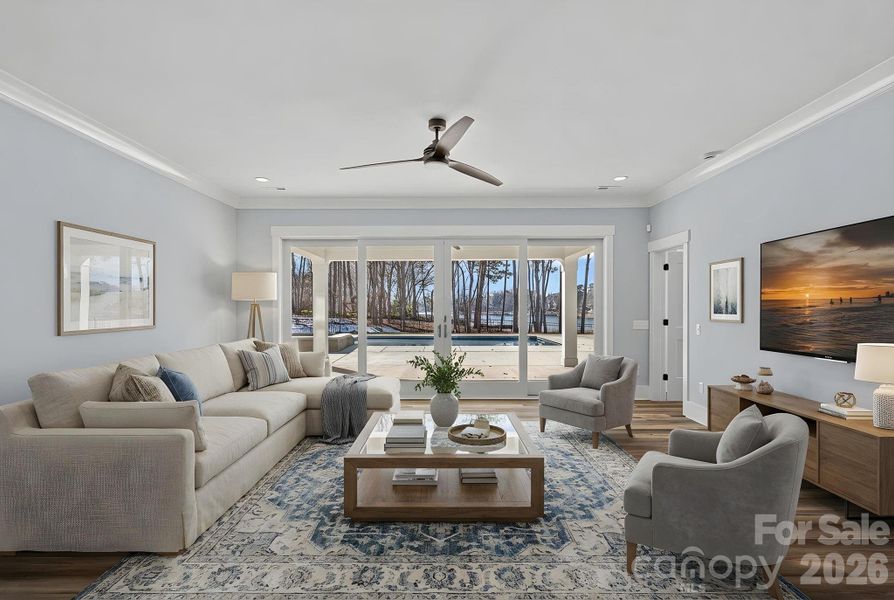 Furnished interior view inside a new home in , Mooresville (Image 25). Furnished interior view inside a new home in , Mooresville (Image 25).