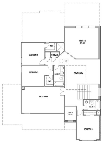 2D floor plan layout of this home in University Heights, Round Rock, TX (Image 4). 2D floor plan layout of this home in University Heights, Round Rock, TX (Image 4).