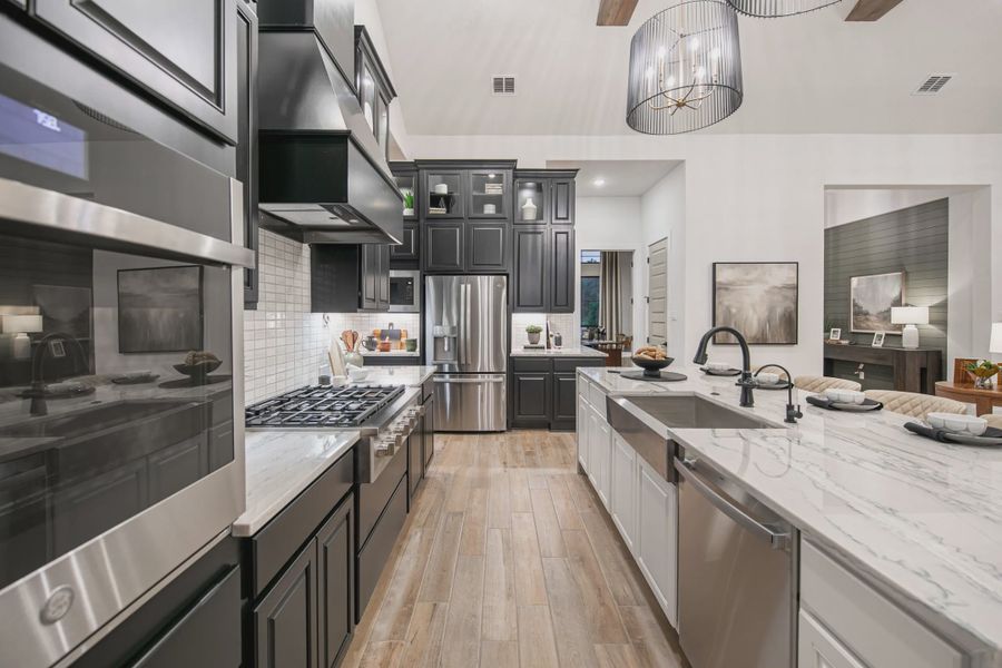 Representative furnished interior of a home built from the Raven by Chesmar Homes in Heimer Estates at Garden Ridge, Fulshear (Image 3).