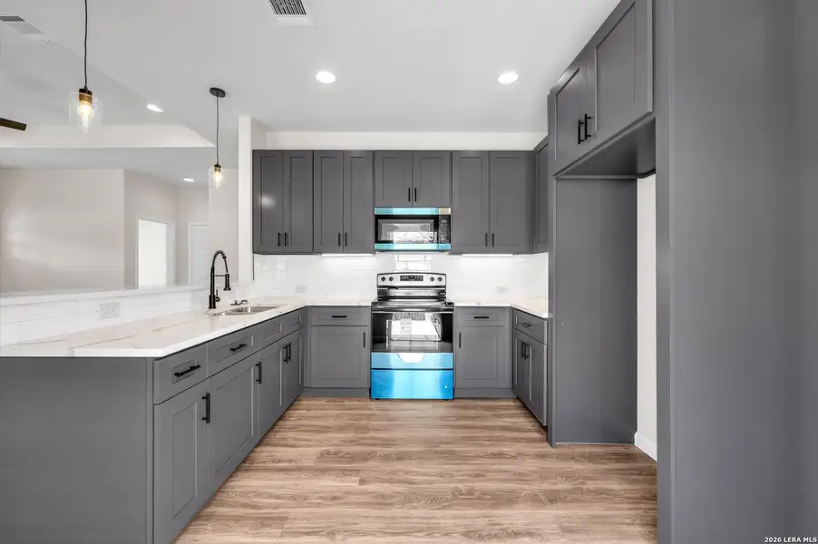 Furnished interior view inside a new home in , San Antonio (Image 4).