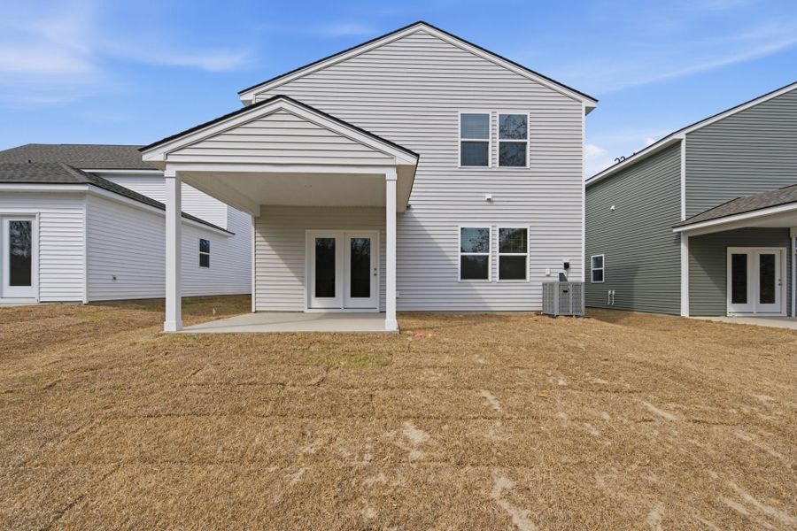 Exterior details and patio area of a home in Grand Arbor, Blythewood (Image 3).