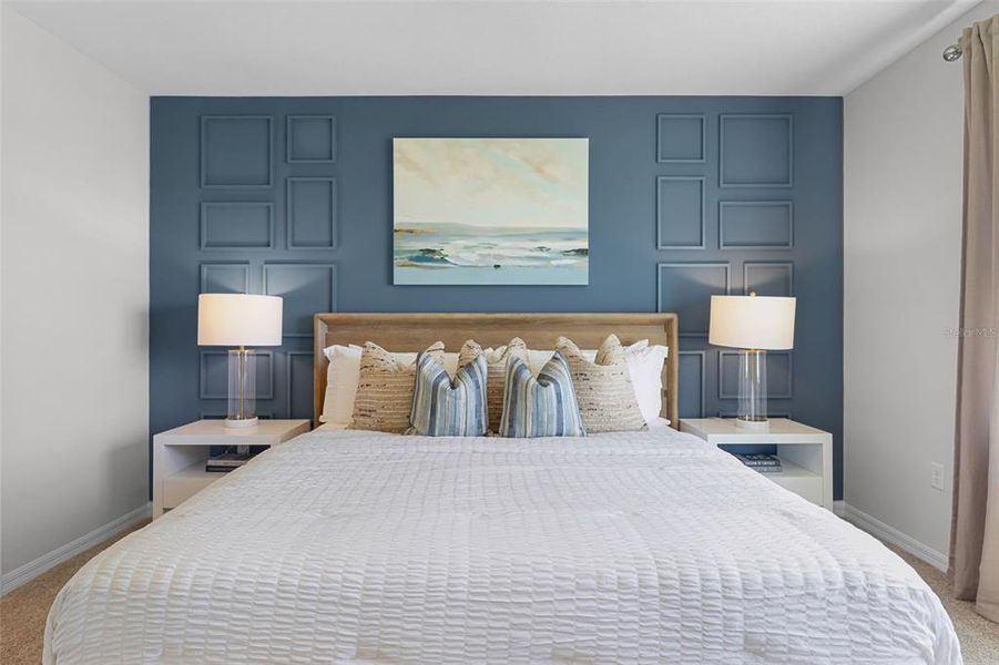 Furnished interior view inside a new home in Villamar, Winter Haven (Image 27). Furnished interior view inside a new home in Villamar, Winter Haven (Image 27).