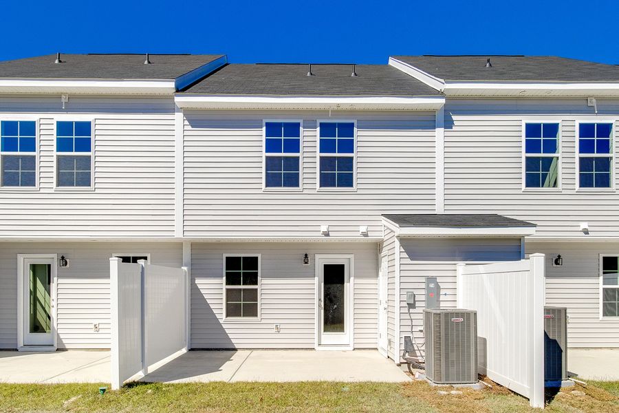 Exterior details and patio area of a home in Haynes Park, Columbia (Image 19).