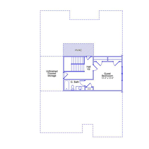 2D floor plan layout of this home in Arcadia, Myrtle Beach, SC (Image 3).