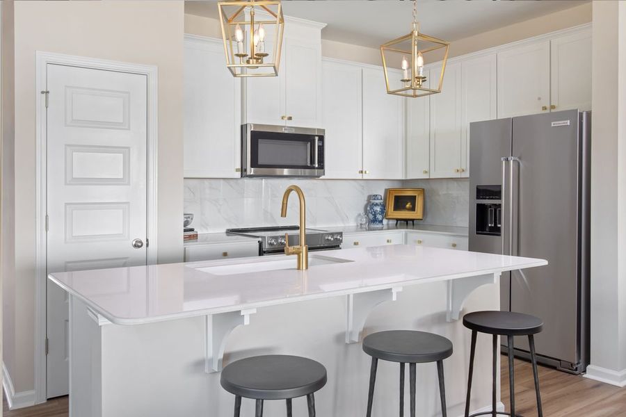 Furnished interior in a model home at Richland Reserve in Raleigh (Image 6).