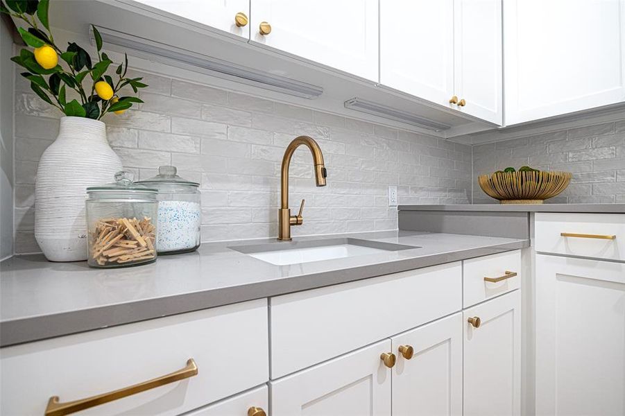 Close-up of interior finishes inside a home in The Residences, Irving (Image 20). Close-up of interior finishes inside a home in The Residences, Irving (Image 20).