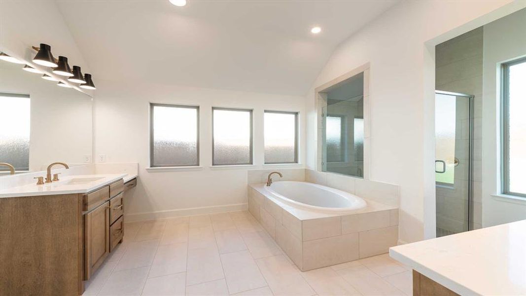 Furnished interior view inside a new home in Terraces 72', Rockwall (Image 7). Furnished interior view inside a new home in Terraces 72', Rockwall (Image 7).