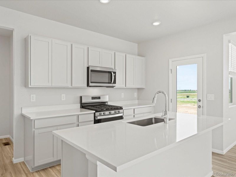 Furnished interior view inside a new home in Lake Bluff, Greeley (Image 10). Furnished interior view inside a new home in Lake Bluff, Greeley (Image 10).