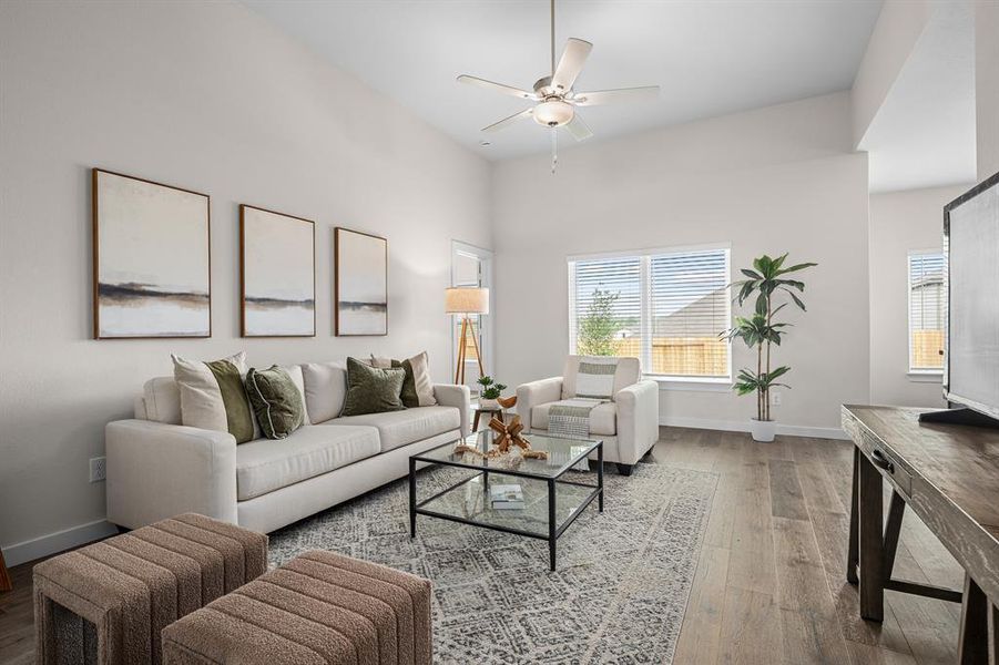 Furnished interior view inside a new home in Vista West, Fort Worth (Image 6).