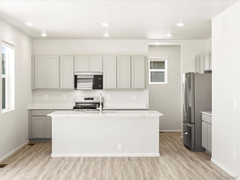 Furnished interior view inside a new home in Poudre Heights: The Lakes Collection, Windsor (Image 12).