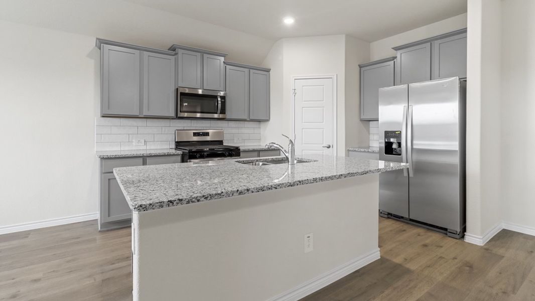 Furnished interior view inside a new home in Woodcreek, Fate (Image 5).