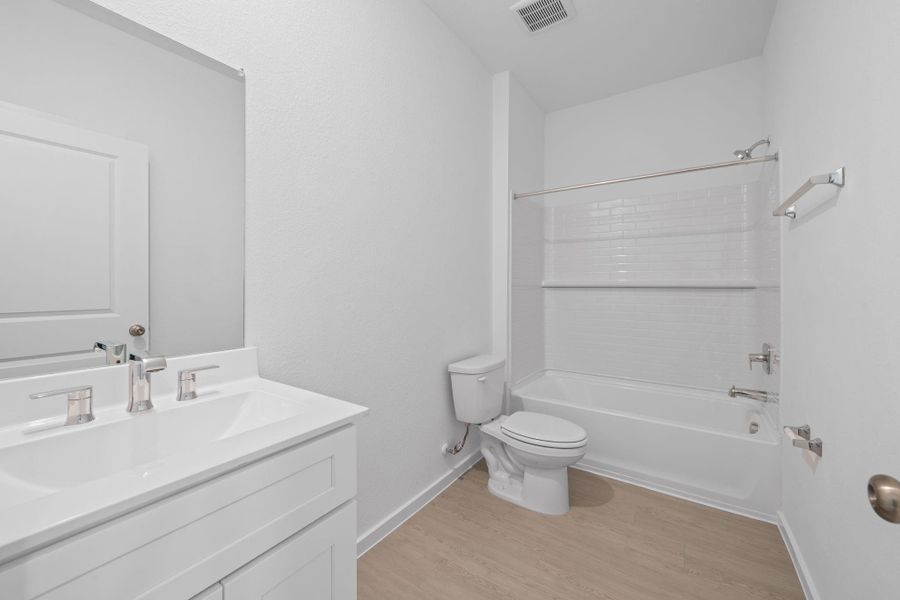 Furnished interior view inside a new home in Crosby Farms, Crosby (Image 7). Furnished interior view inside a new home in Crosby Farms, Crosby (Image 7).