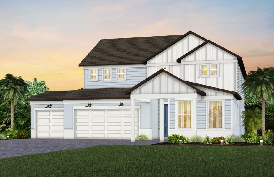 Exterior Rendering, Elevation FH2