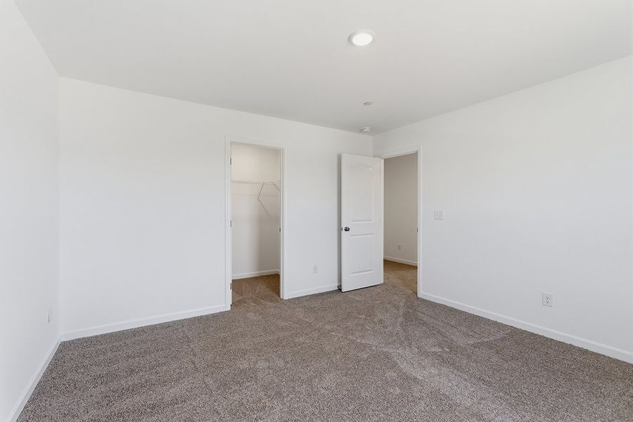 A room with white walls. A room with white walls.