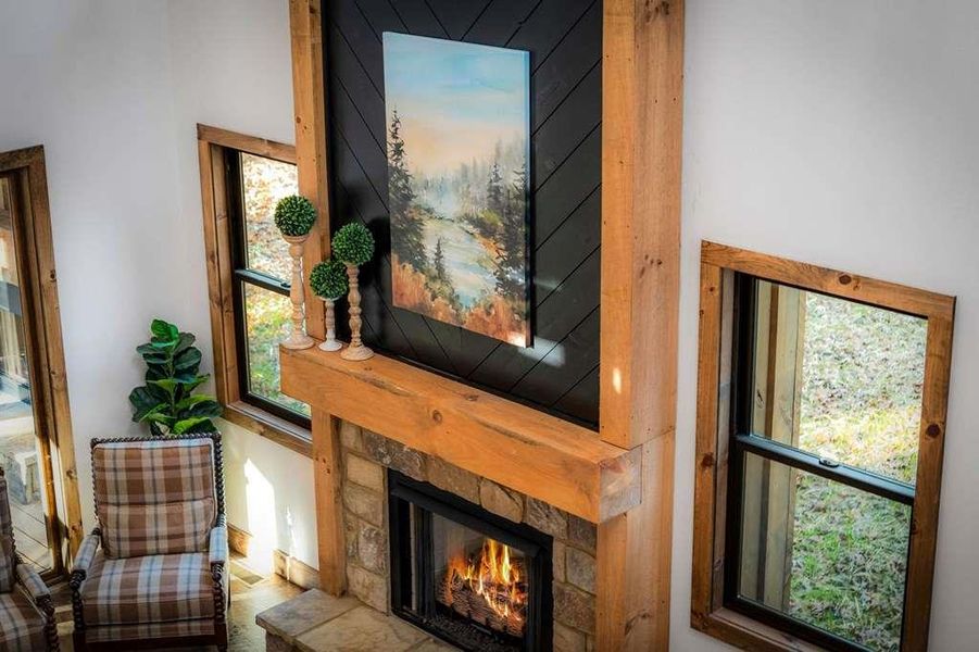 Furnished interior view inside a new home in , McCaysville (Image 65).