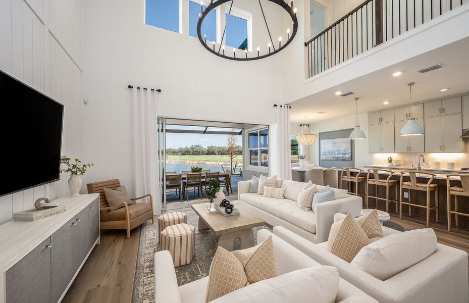 Representative furnished interior of a home built from the Roseland by Pulte Homes in Riversong, Parrish (Image 9).