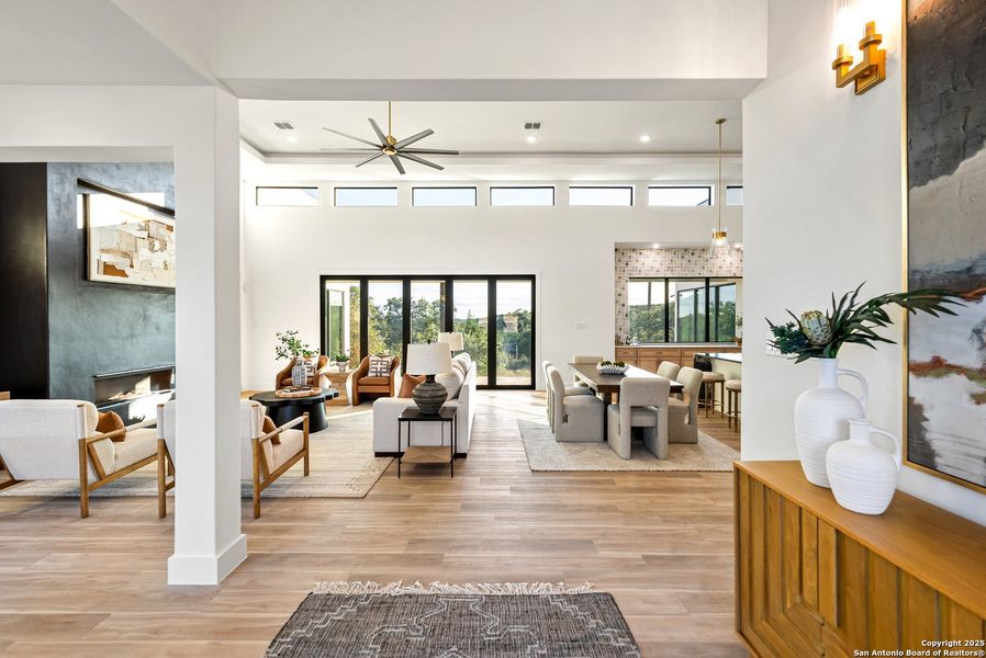 Furnished interior view inside a new home in , San Antonio (Image 13). Furnished interior view inside a new home in , San Antonio (Image 13).