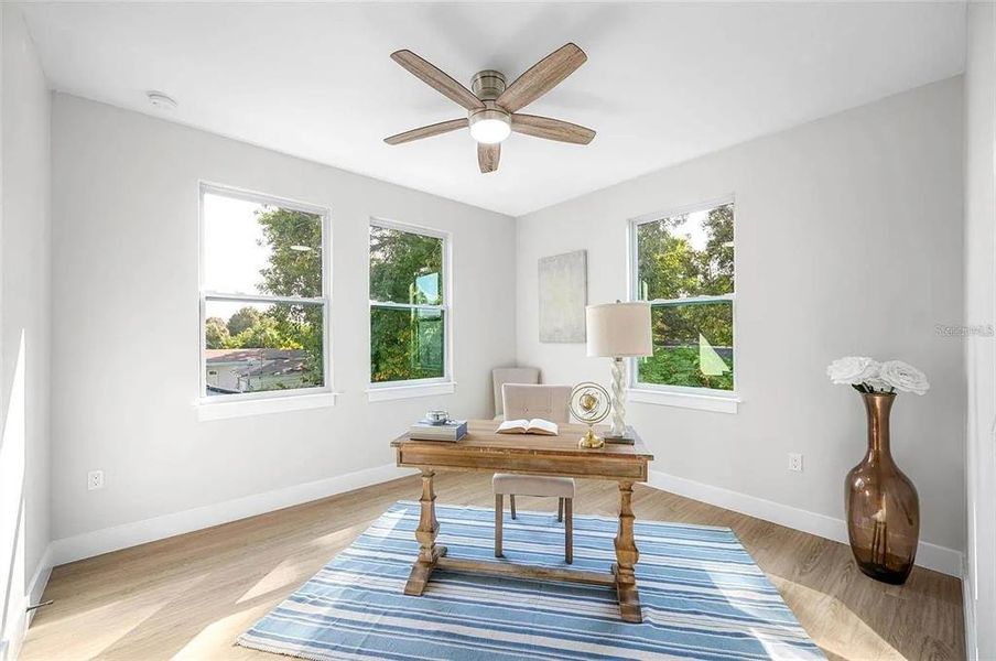 Furnished interior view inside a new home in , St. Petersburg (Image 5).