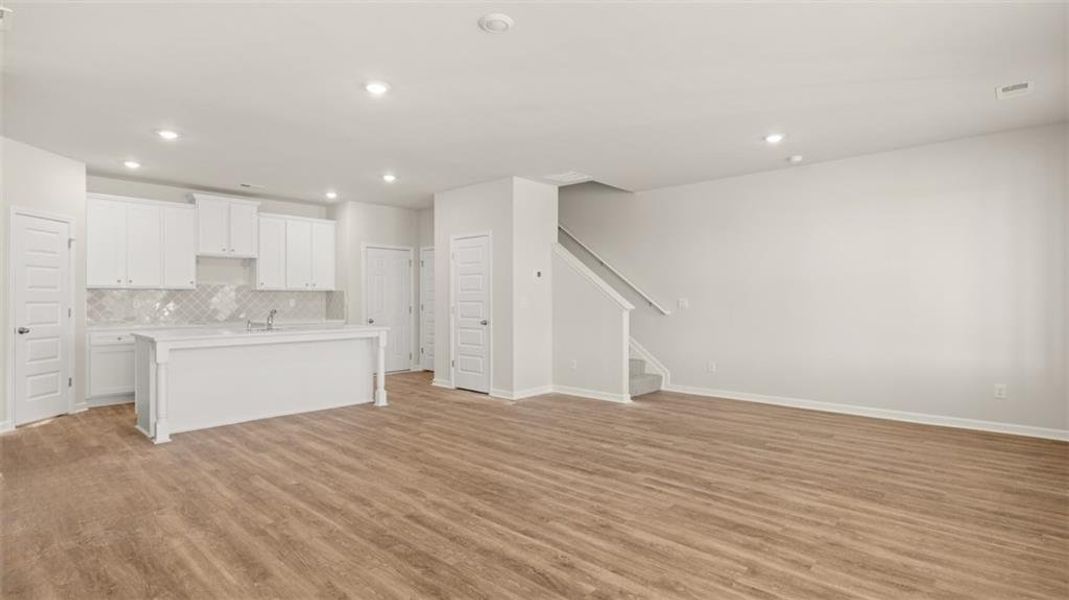 Spacious, unfurnished interior of a new home in Brookland Commons, Monroe (Image 18).