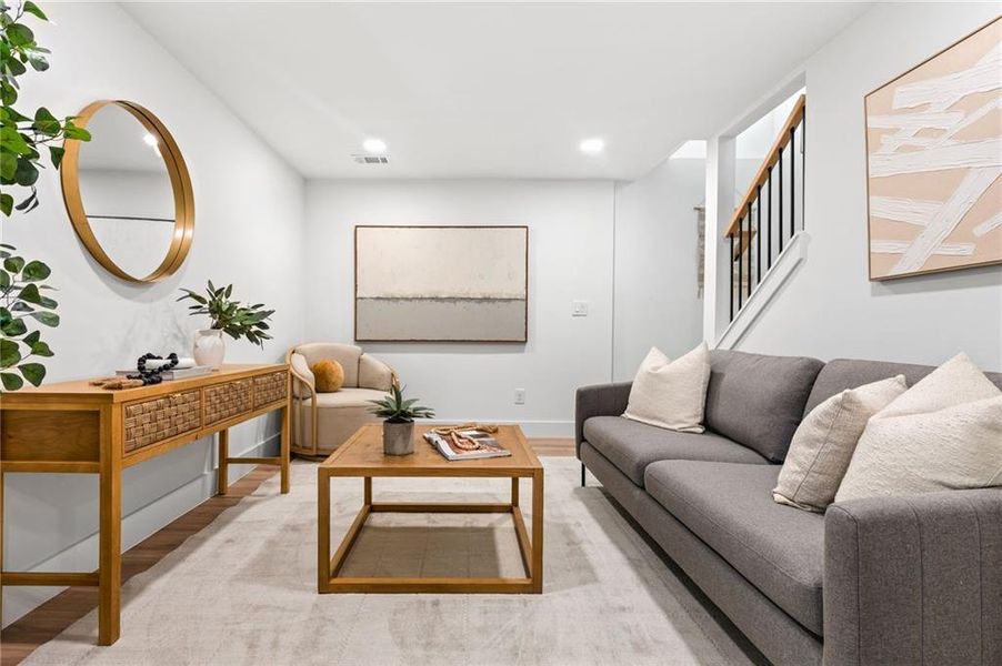 Furnished interior view inside a new home in , Alpharetta (Image 11).