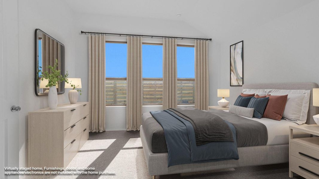 Furnished interior view inside a new home in Austin Point, Richmond (Image 7).