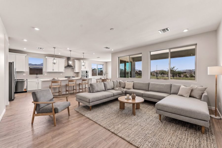 Furnished interior view inside a new home in Marbella at Windrose, Waddell (Image 7).