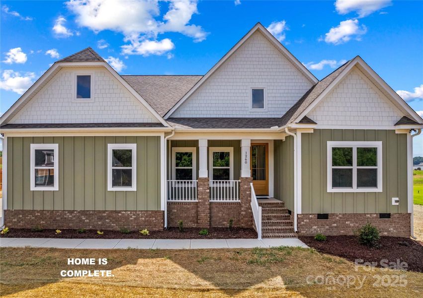 Stuning custom home is now complete.