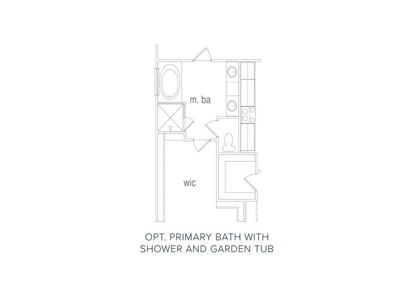2D floor plan layout for the The Brentwood II by My Home Communities in Pinegate, Covington, GA (Image 6).