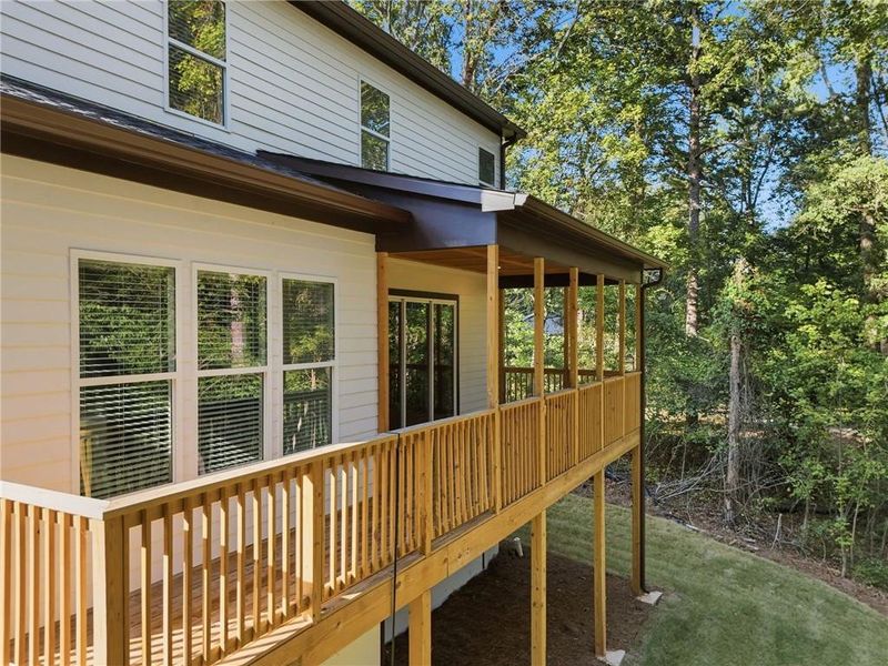 Exterior details and patio area of a home in , Buford (Image 28).