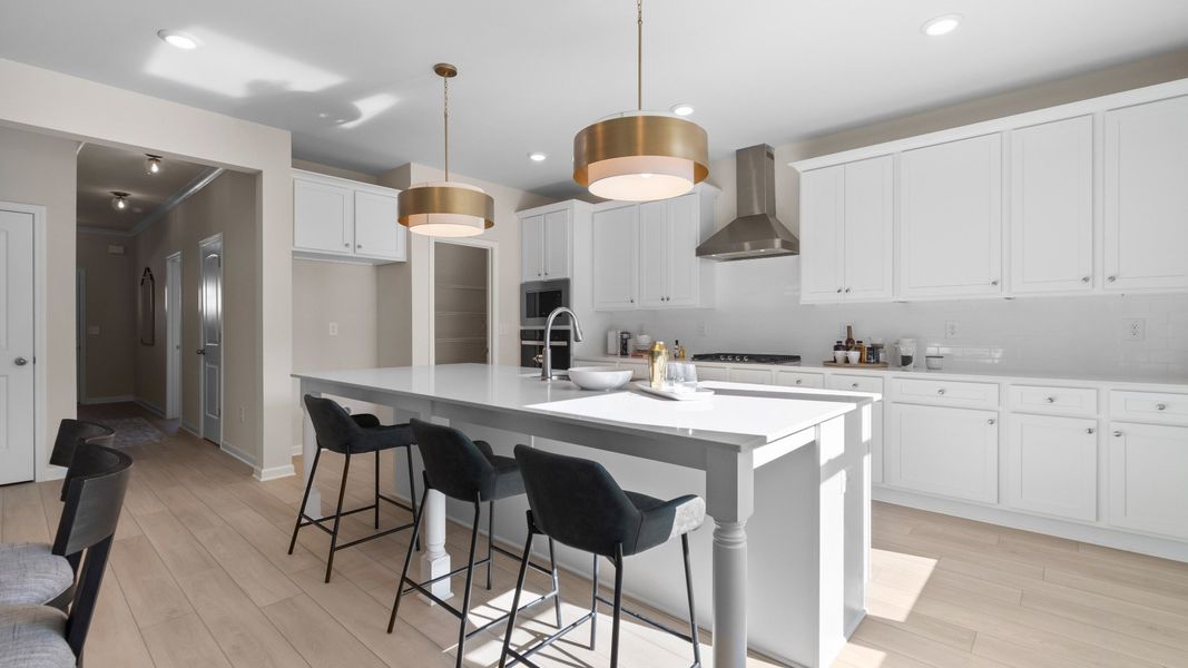 Furnished interior view inside a new home in Abbotts Crossing, Conyers (Image 8).