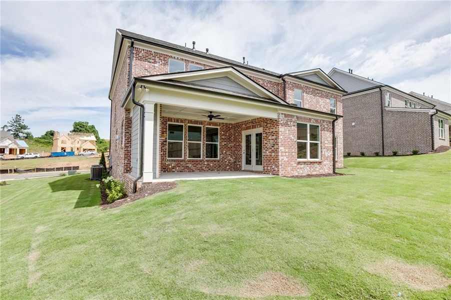 Exterior details and patio area of a home in , Buford (Image 3).