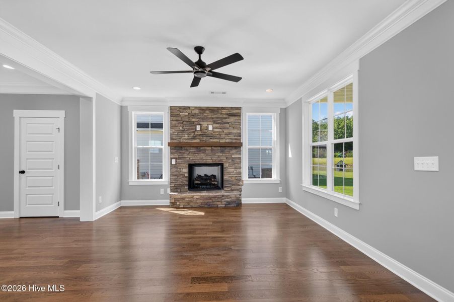 Spacious, unfurnished interior of a new home in Highland Lakes, Evans (Image 23). Spacious, unfurnished interior of a new home in Highland Lakes, Evans (Image 23).