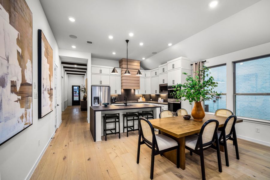 Open Layout Kitchen and Dining Open Layout Kitchen and Dining