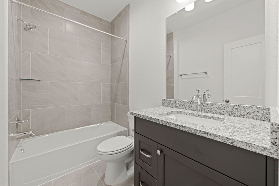 Furnished interior view inside a new home in Elyson, Katy (Image 15). Furnished interior view inside a new home in Elyson, Katy (Image 15).