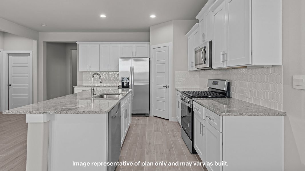 Furnished interior view inside a new home in Homestead at Parks Bell Ranch, Odessa (Image 6).