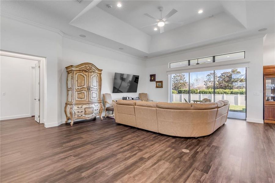 Furnished interior view inside a new home in , Mount Dora (Image 11). Furnished interior view inside a new home in , Mount Dora (Image 11).