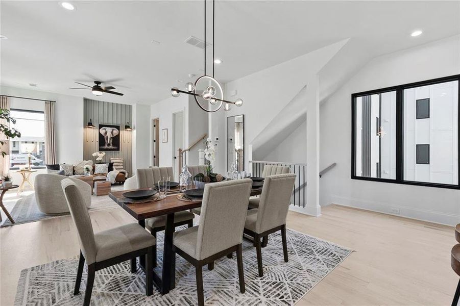 Furnished interior view inside a new home in , Atlanta (Image 11).