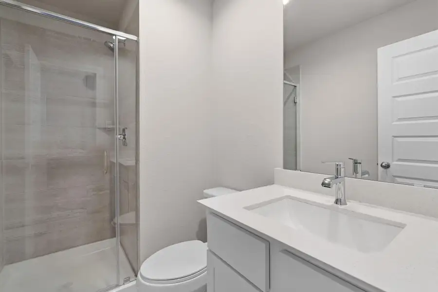 Furnished interior view inside a new home in Cypresswood Landing, Humble (Image 7).