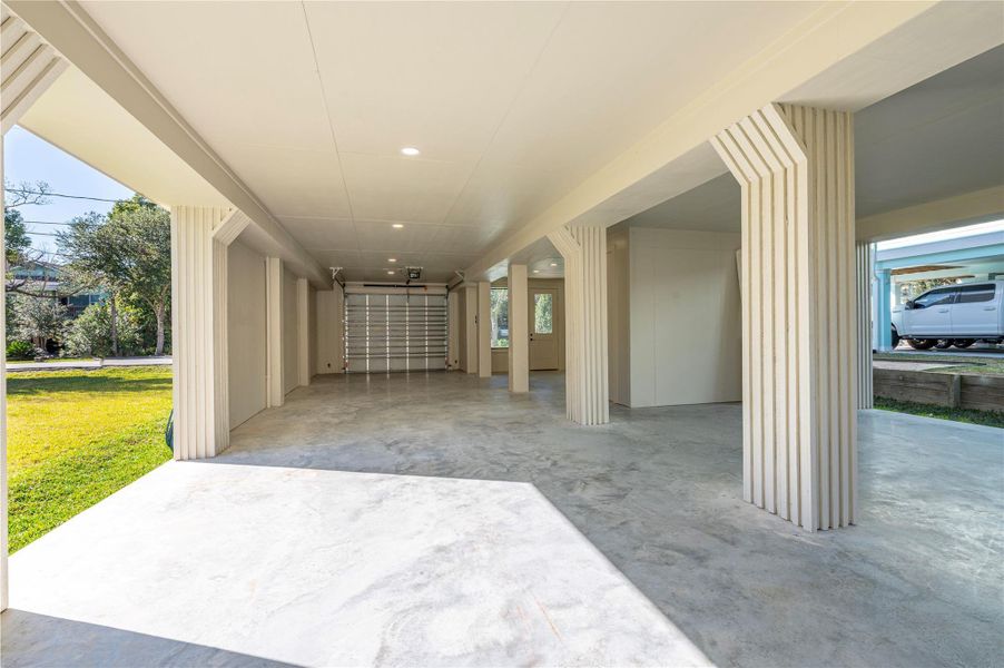 Ground level offers a multitude of space and options to customize Ground level offers a multitude of space and options to customize