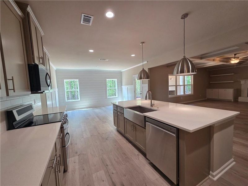 Furnished interior view inside a new home in , Bethlehem (Image 5).