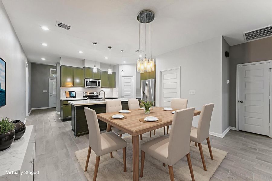 Furnished interior view inside a new home in , Houston (Image 14).