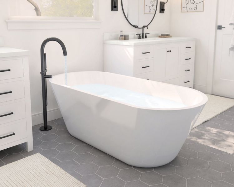 Primary bath with freestanding tub Primary bath with freestanding tub
