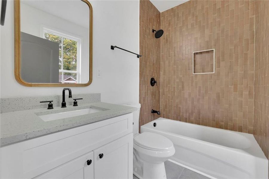 Furnished interior view inside a new home in , Atlanta (Image 11).