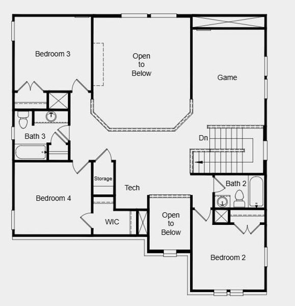 Structural options added include: main floor secondary bedroom and a full bathroom, gourmet kitchen, and slide-in tub in the primary bedroom.