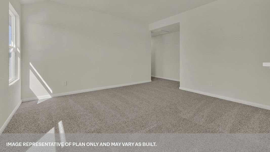 Spacious, unfurnished interior of a new home in Paramount, Kyle (Image 24).