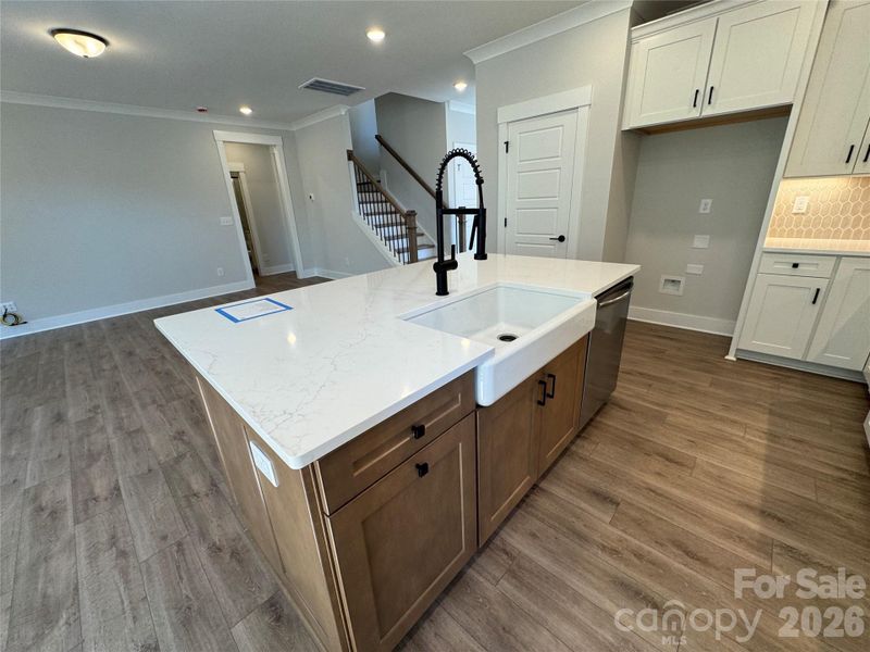 Furnished interior view inside a new home in Robinson Oaks, Gastonia (Image 9).