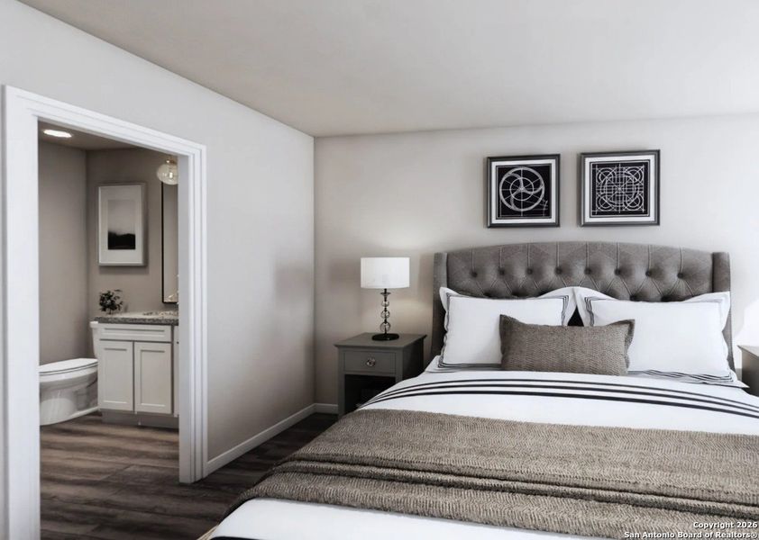 Furnished interior view inside a new home in The Park, Uvalde (Image 5).