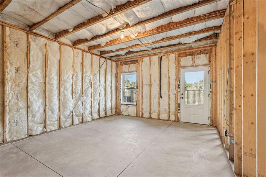 In-progress construction of a new home in Millcroft Townhomes, Buford, GA (Image 46). In-progress construction of a new home in Millcroft Townhomes, Buford, GA (Image 46).
