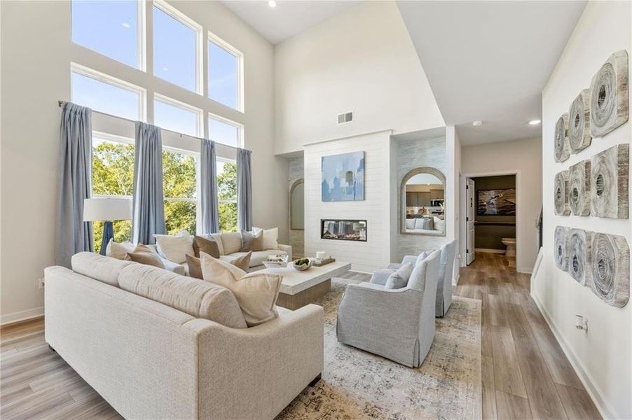 Furnished interior view inside a new home in Hawthorne Reserve, Dallas (Image 5).